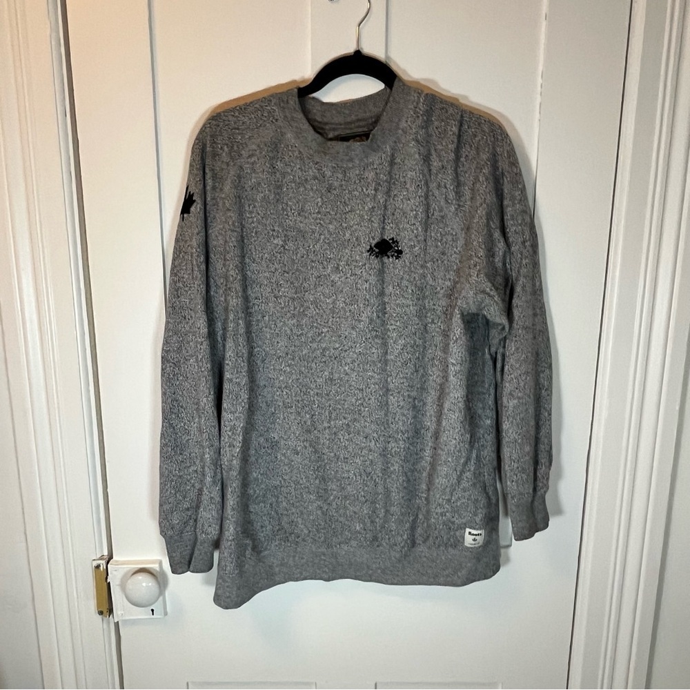Roots Heather Gray Knit Sweater